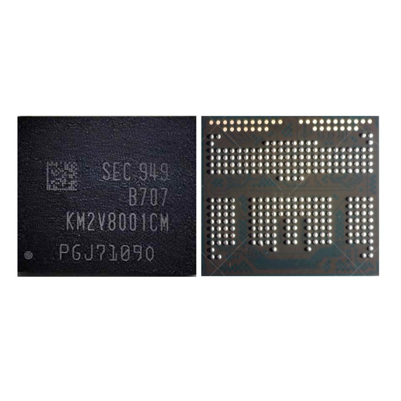  andriod KM2V8001CM-B707 EMMC EMCP UFS eMMC BGA NAND Flash Memory IC Chip Soldered Ball EMMC, CPU &amp; Processors